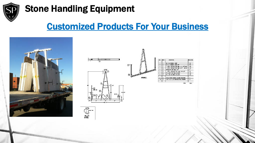 A picture of an oil rig with the words " custom-designed products for your business ".