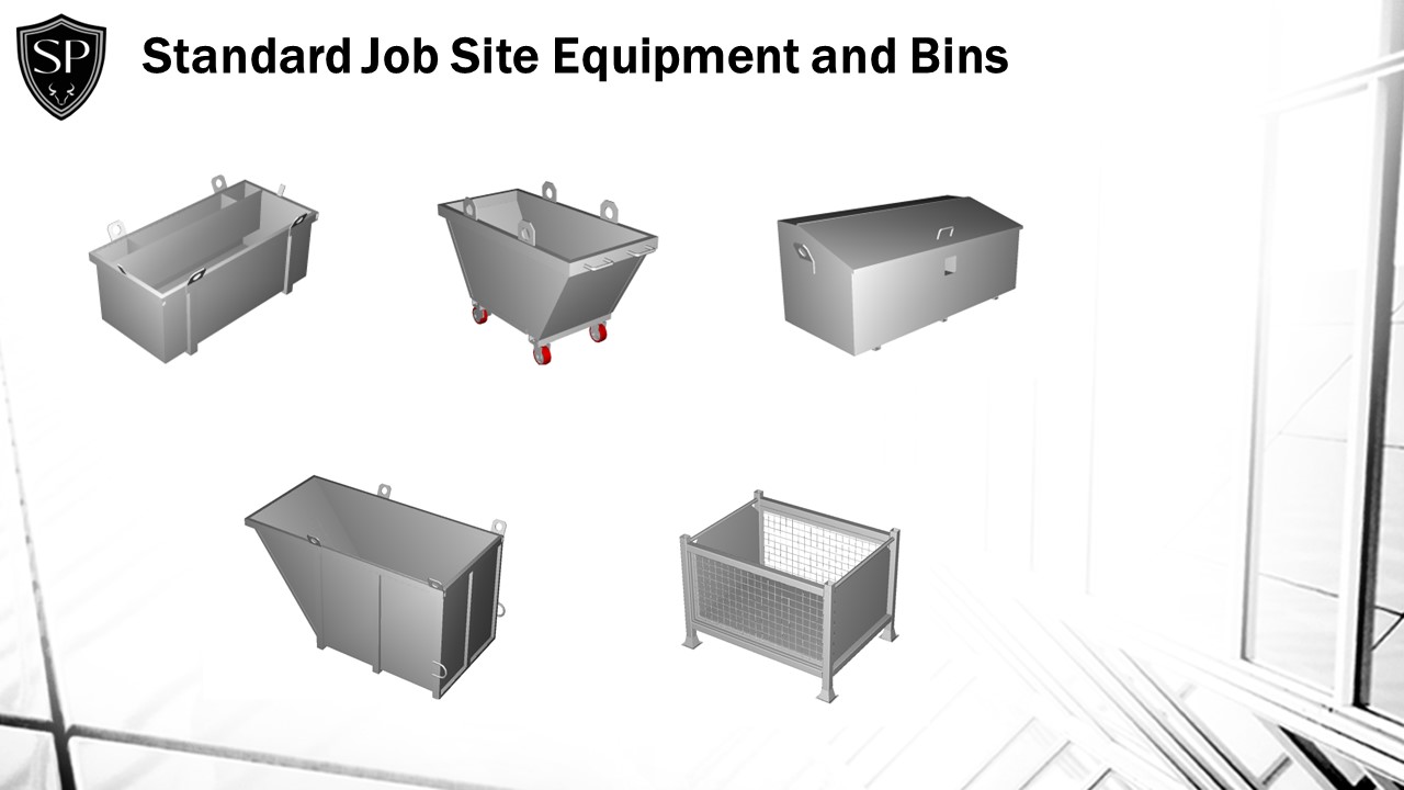 A bunch of different types of metal equipment